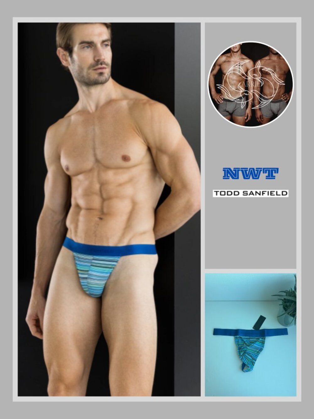Todd Sanfield - Defiant Thong - Blue Adrenaline (M)